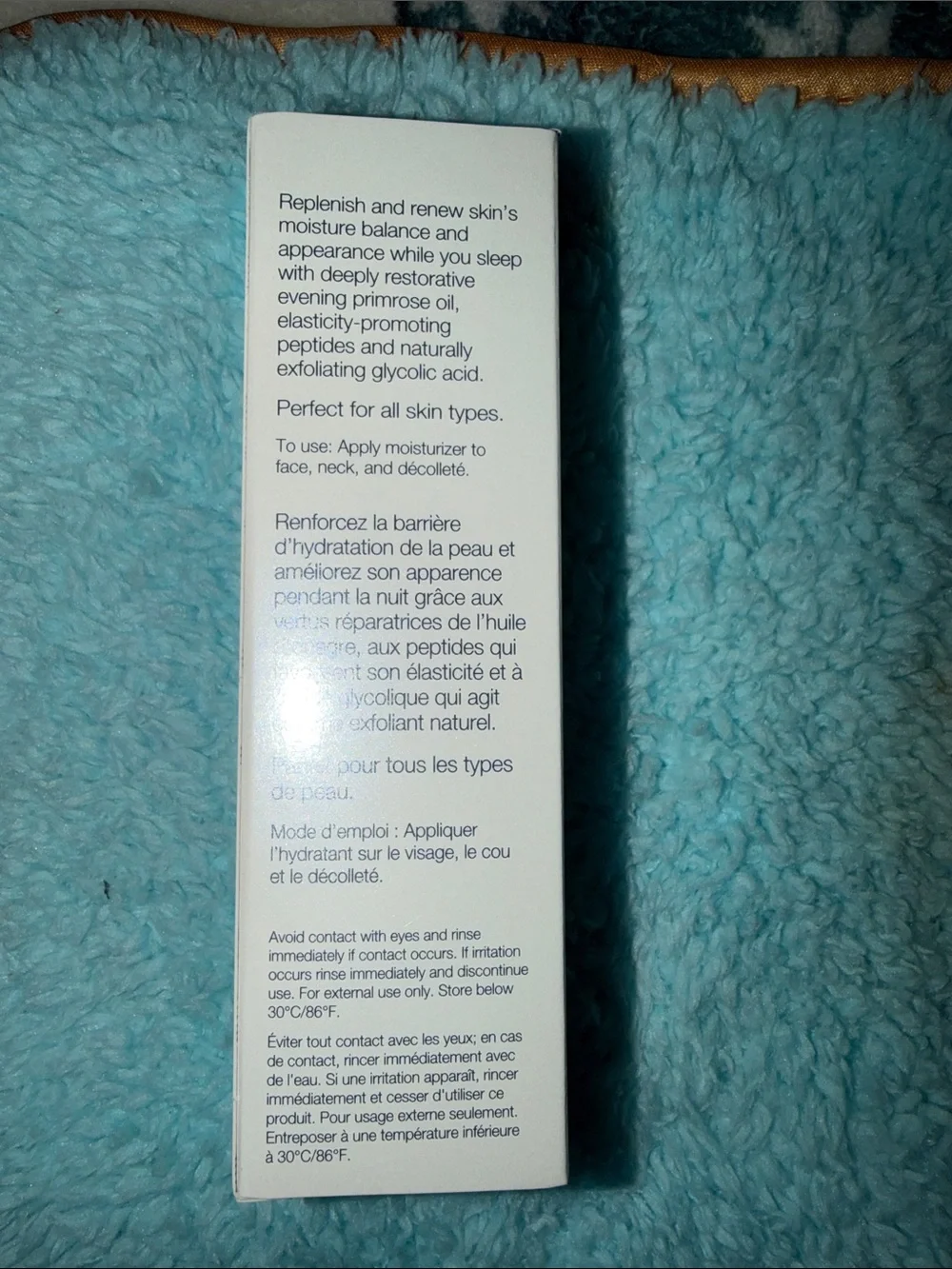 Mineral Fusion Overnight Renewal Nighttime Recovery Face Cream - White